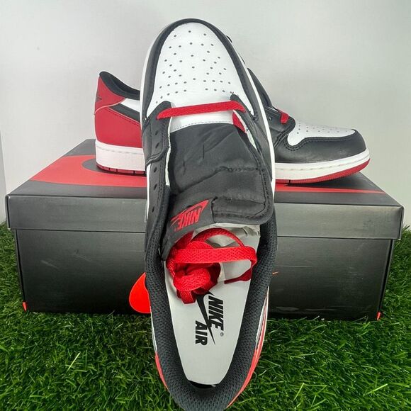 Nike Air Jordan 1 Retro Low OG Black White Varsity Red Men’s Size 10.5 CZ0790-10 main image 4